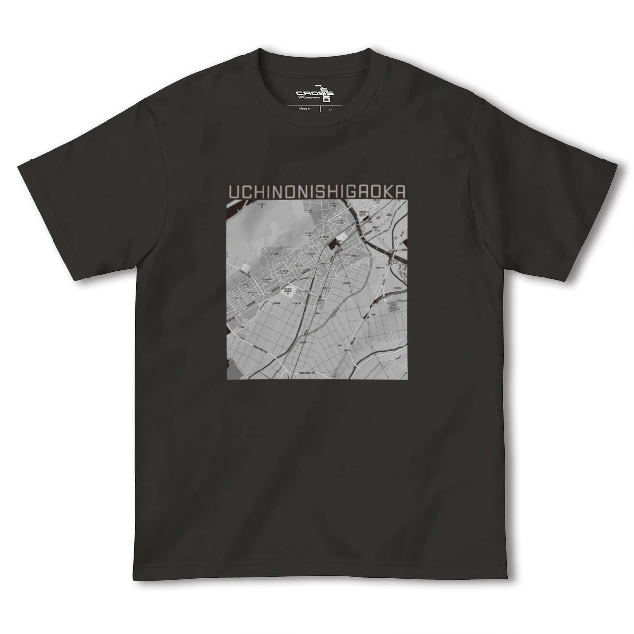 【内野西が丘(新潟県)】地図柄ヘビーウェイトTシャツ
