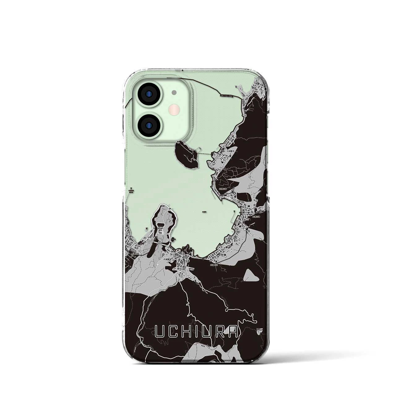 【内浦(静岡県)】地図柄iPhoneケース(クリアタイプ)