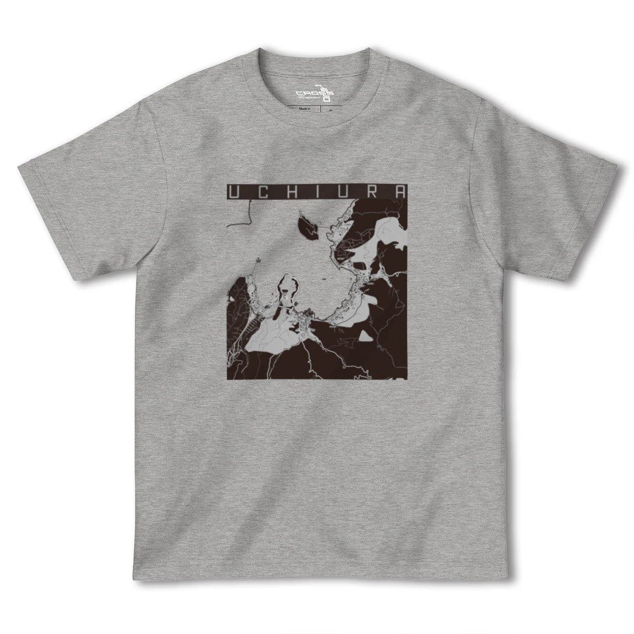 【内浦(静岡県)】地図柄ヘビーウェイトTシャツ