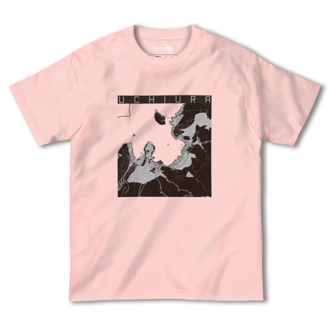 【内浦(静岡県)】地図柄ヘビーウェイトTシャツ