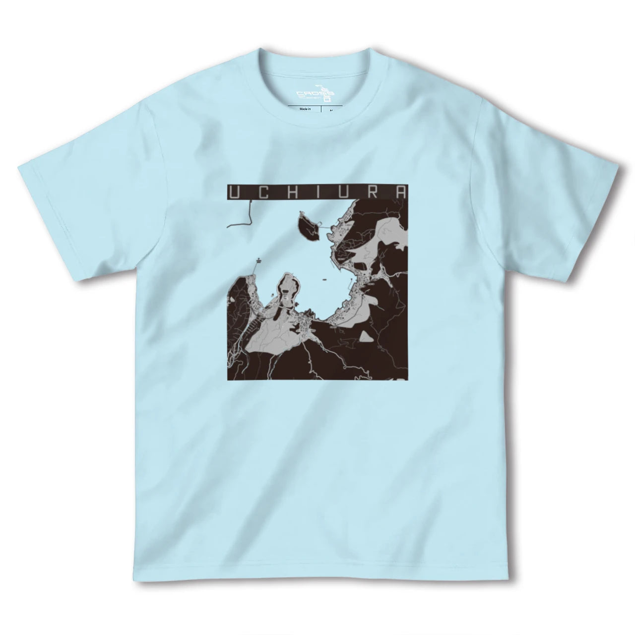 【内浦(静岡県)】地図柄ヘビーウェイトTシャツ