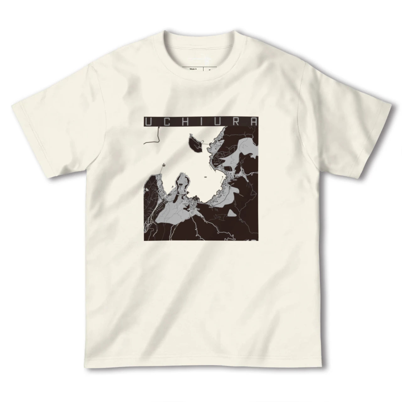 【内浦(静岡県)】地図柄ヘビーウェイトTシャツ