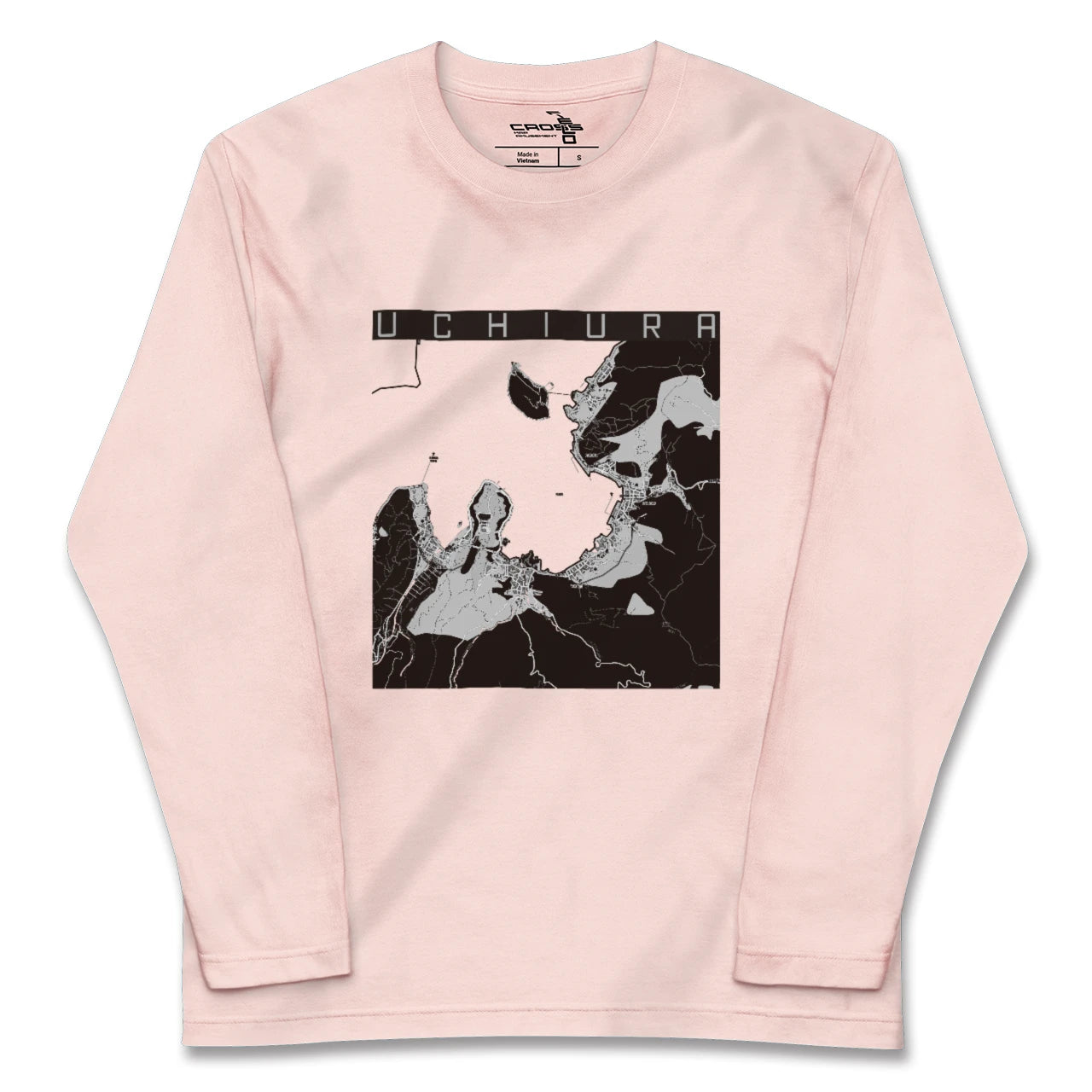【内浦(静岡県)】地図柄ロングスリーブTシャツ