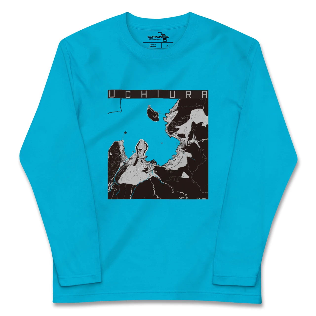 【内浦(静岡県)】地図柄ロングスリーブTシャツ