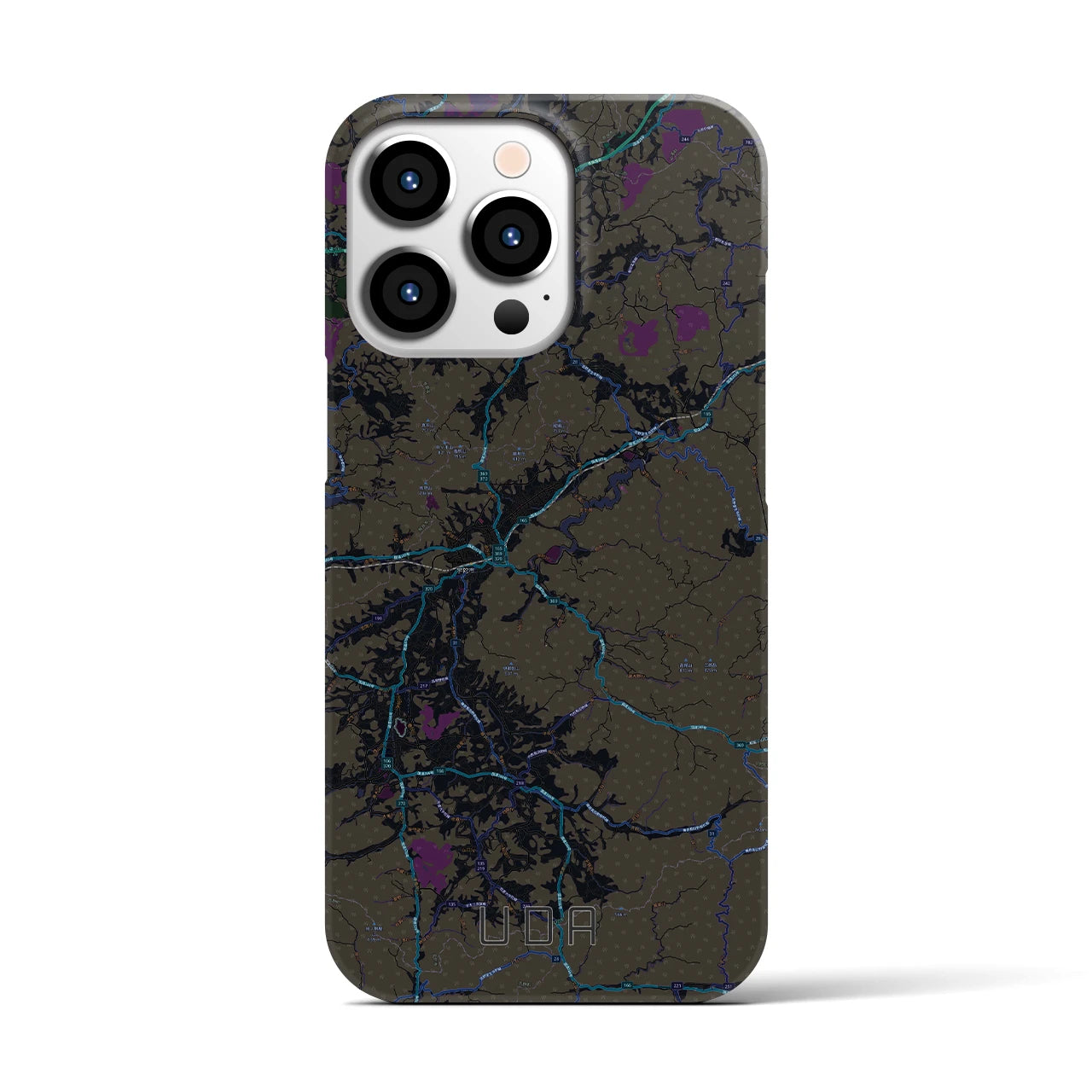 【宇陀(奈良県)】地図柄iPhoneケース(バックカバータイプ)