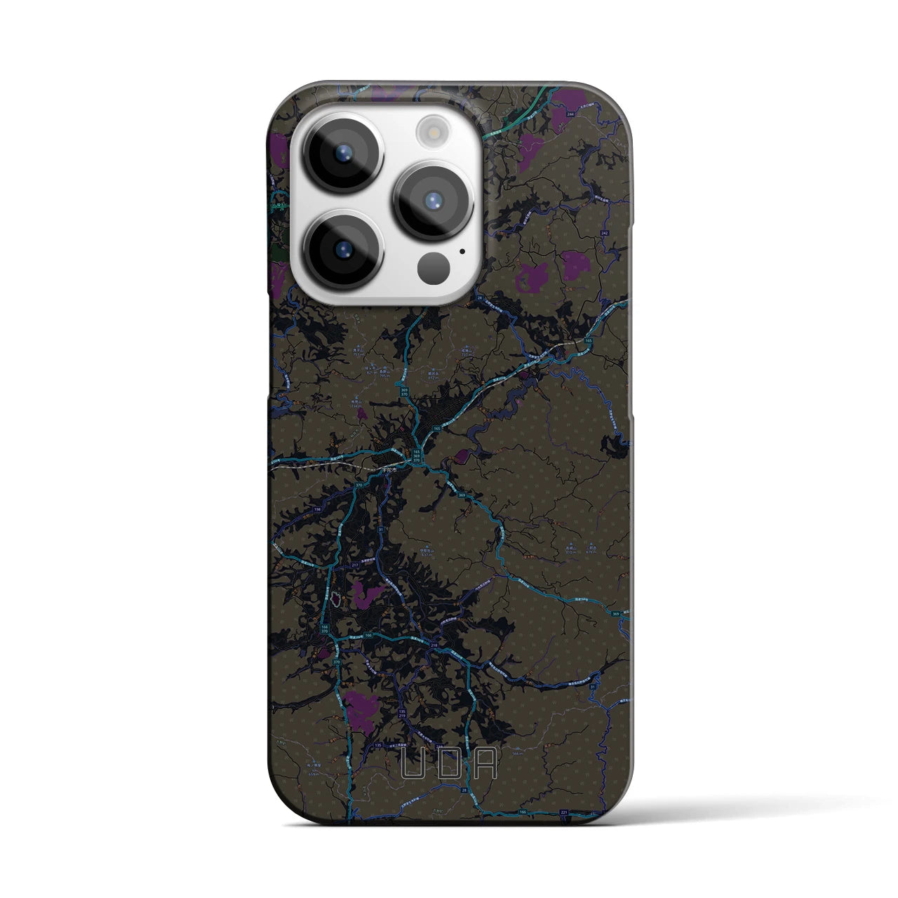 【宇陀(奈良県)】地図柄iPhoneケース(バックカバータイプ)