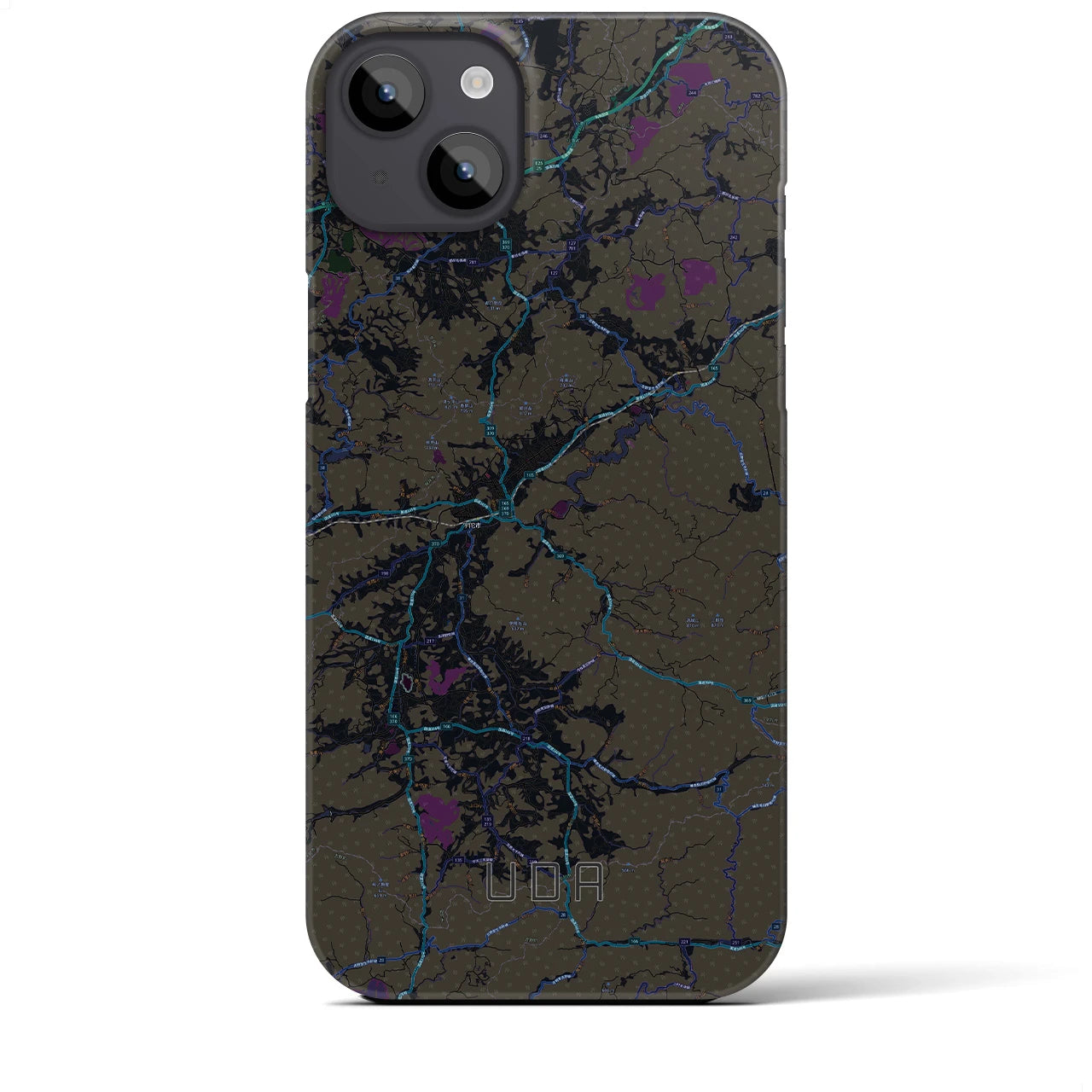 【宇陀(奈良県)】地図柄iPhoneケース(バックカバータイプ)