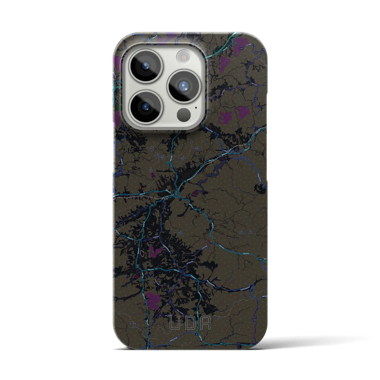 【宇陀(奈良県)】地図柄iPhoneケース(バックカバータイプ)