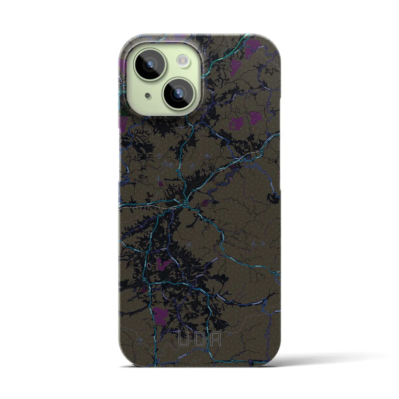 【宇陀(奈良県)】地図柄iPhoneケース(バックカバータイプ)