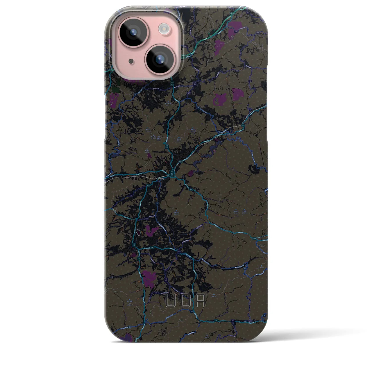 【宇陀(奈良県)】地図柄iPhoneケース(バックカバータイプ)