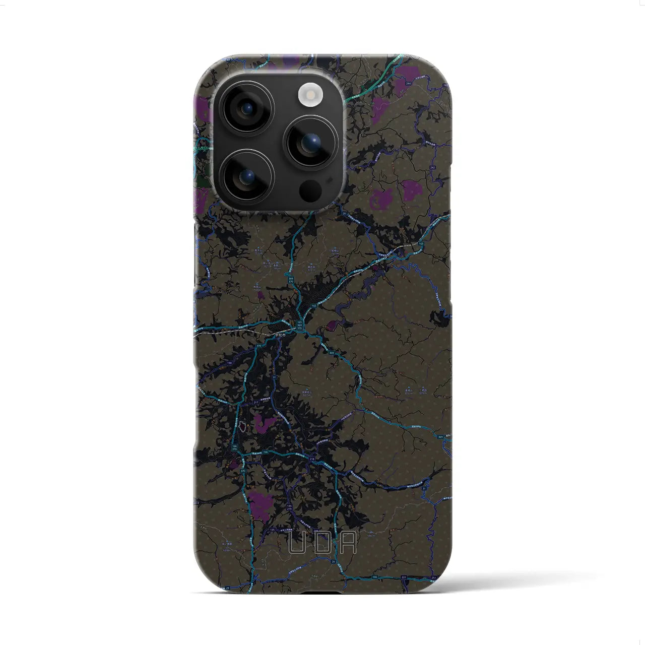 【宇陀(奈良県)】地図柄iPhoneケース(バックカバータイプ)