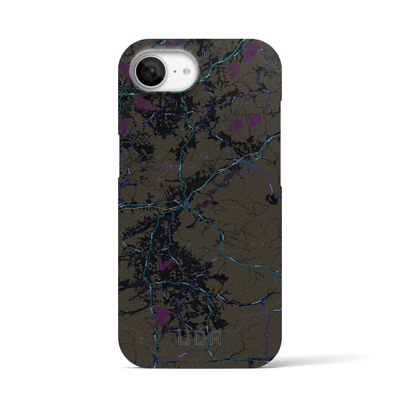 【宇陀(奈良県)】地図柄iPhoneケース(バックカバータイプ)