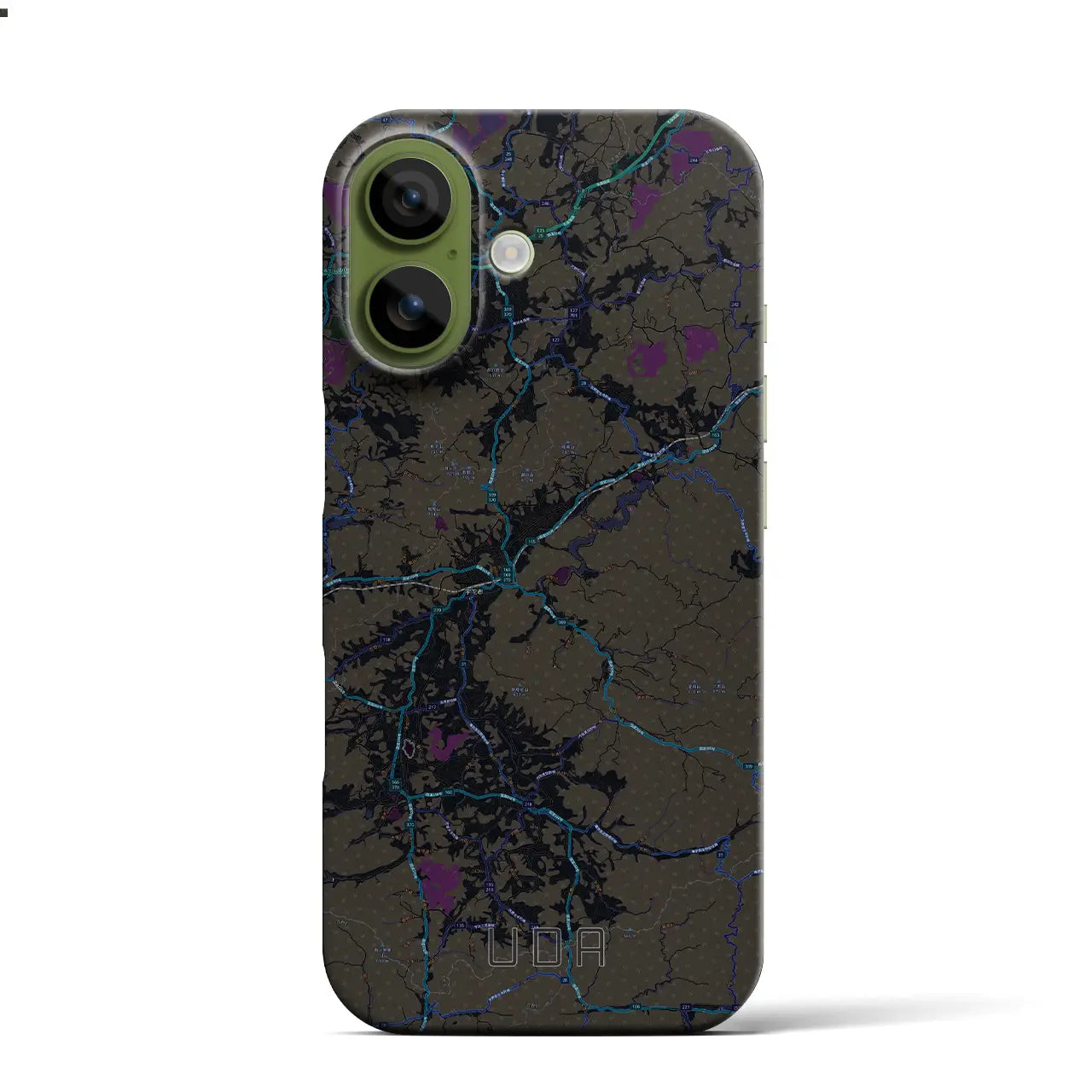 【宇陀(奈良県)】地図柄iPhoneケース(バックカバータイプ)