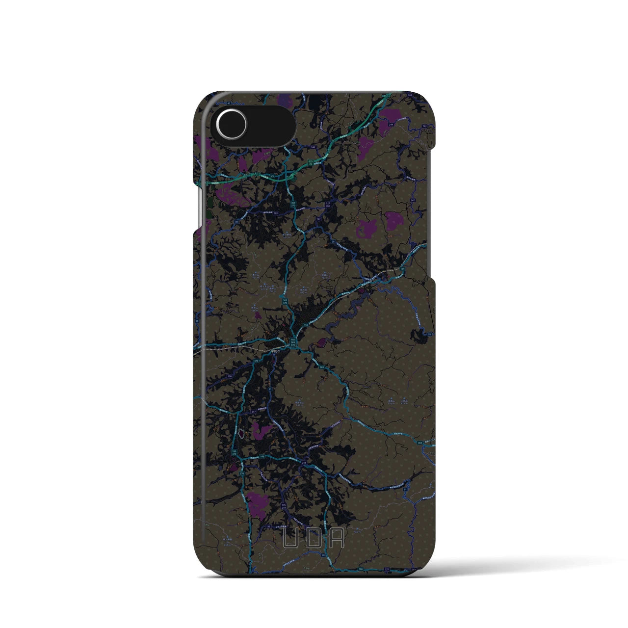 【宇陀(奈良県)】地図柄iPhoneケース(バックカバータイプ)