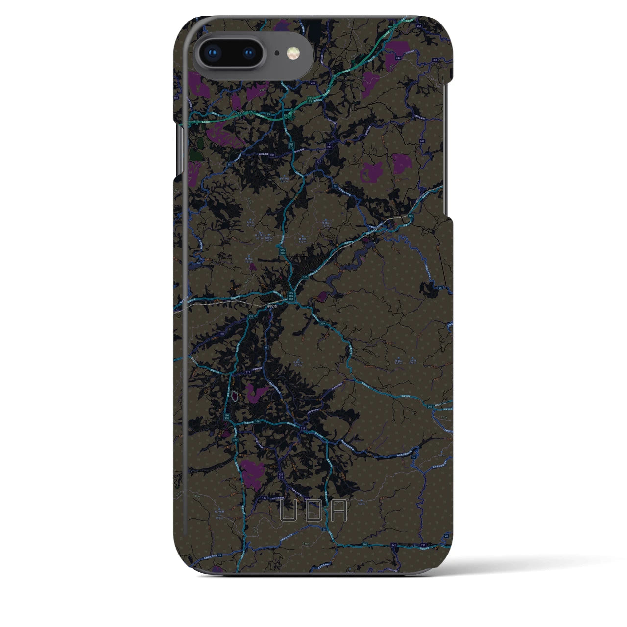 【宇陀(奈良県)】地図柄iPhoneケース(バックカバータイプ)