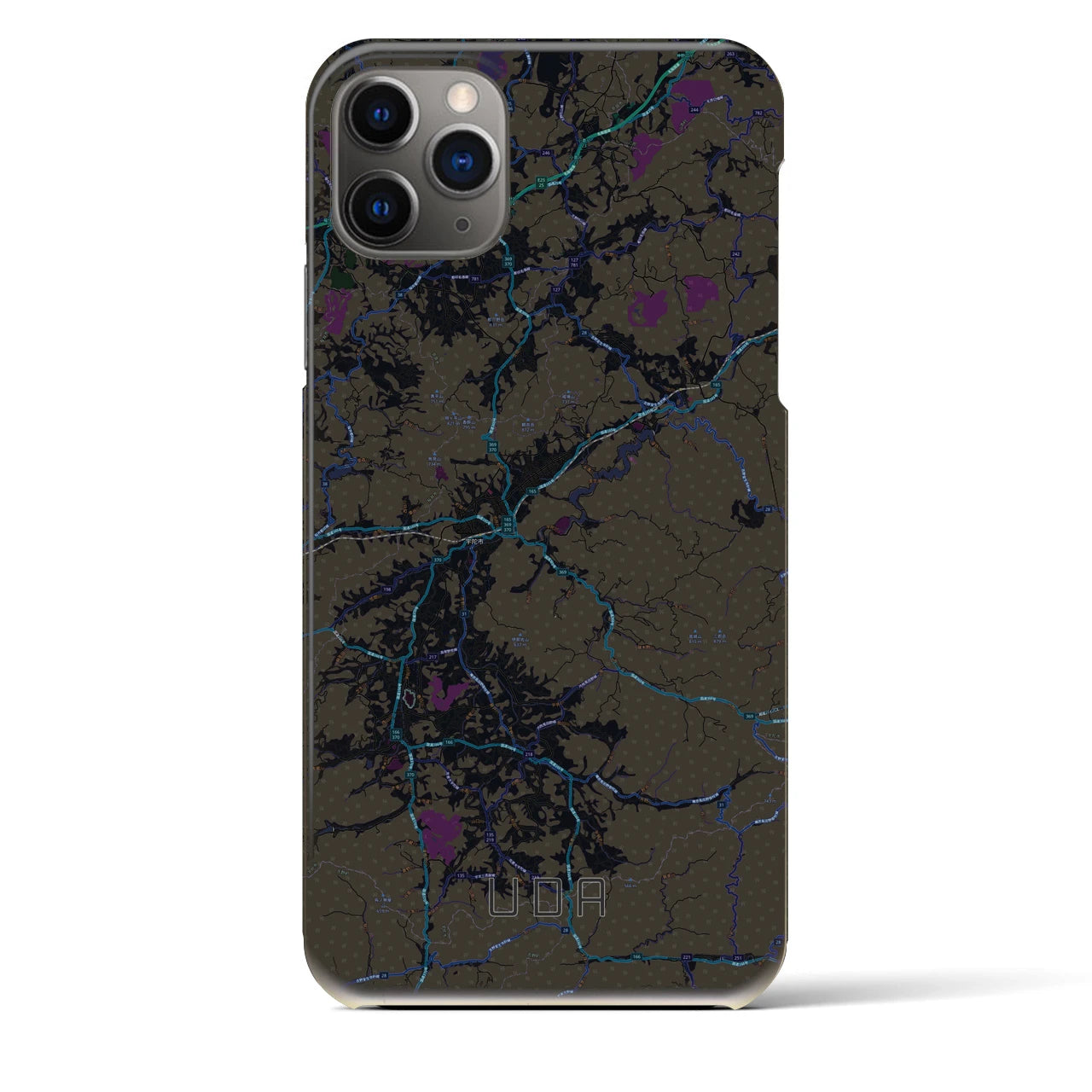 【宇陀(奈良県)】地図柄iPhoneケース(バックカバータイプ)