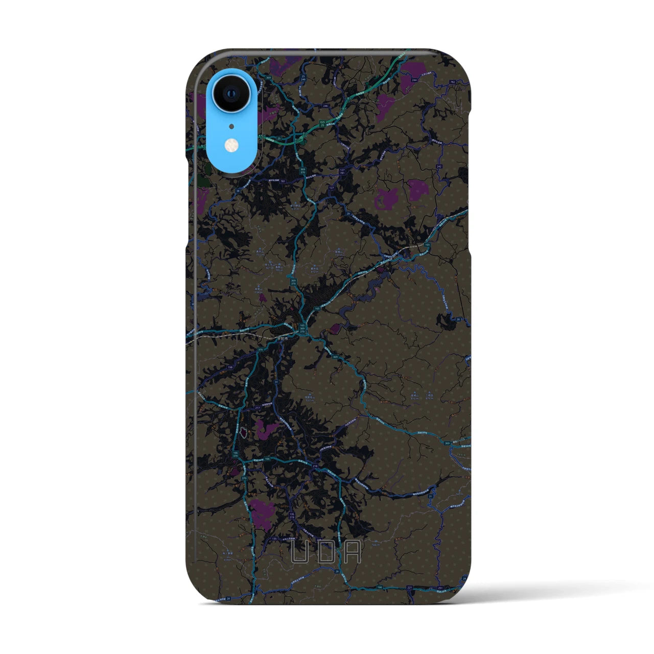 【宇陀(奈良県)】地図柄iPhoneケース(バックカバータイプ)