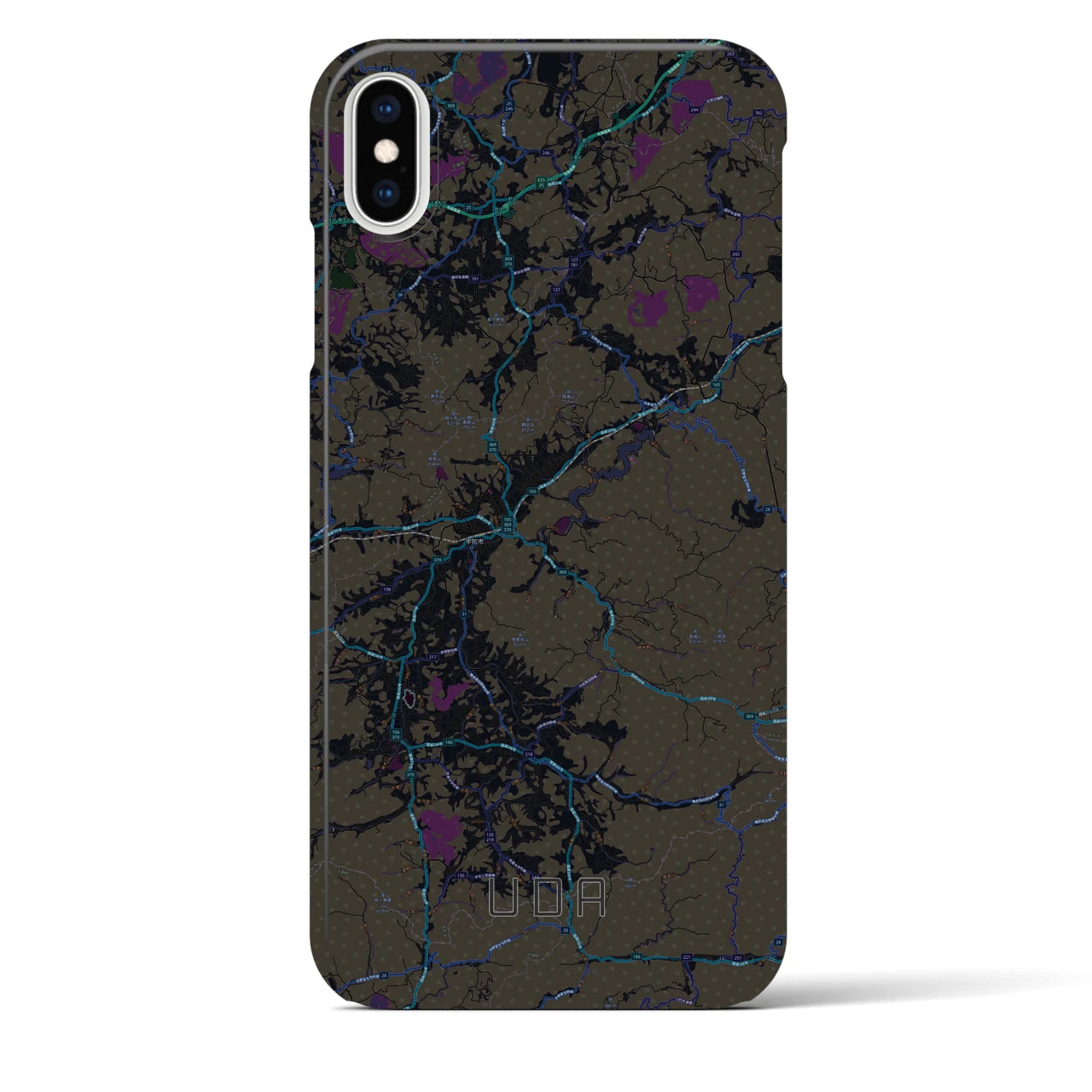 【宇陀(奈良県)】地図柄iPhoneケース(バックカバータイプ)
