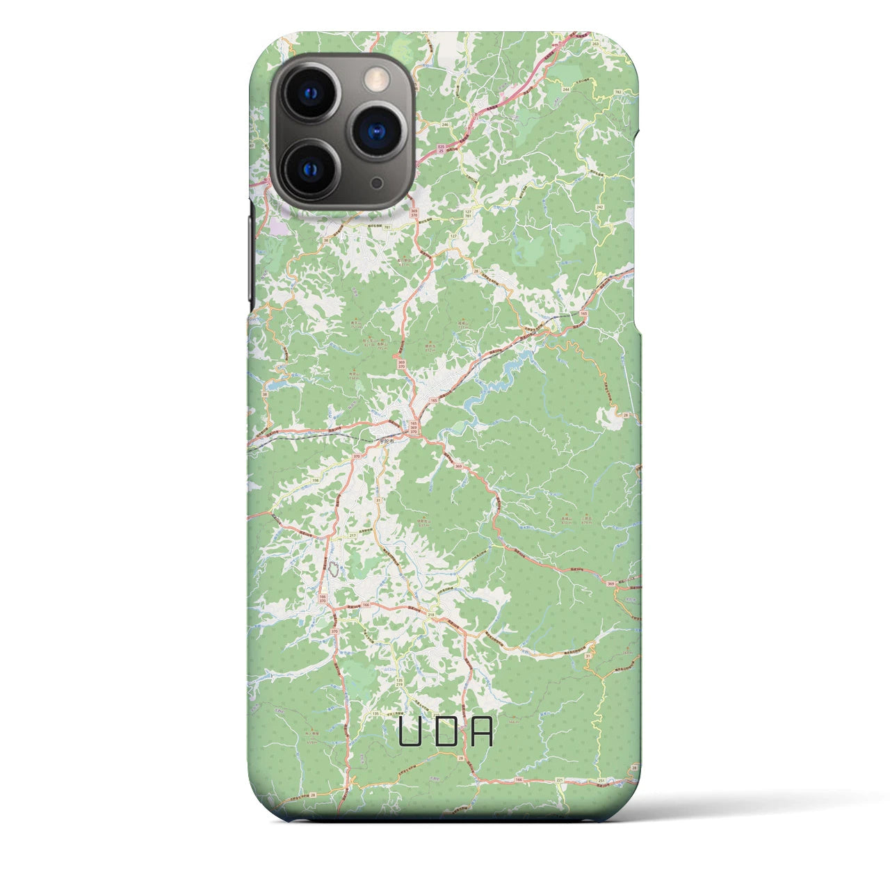 【宇陀(奈良県)】地図柄iPhoneケース(バックカバータイプ)