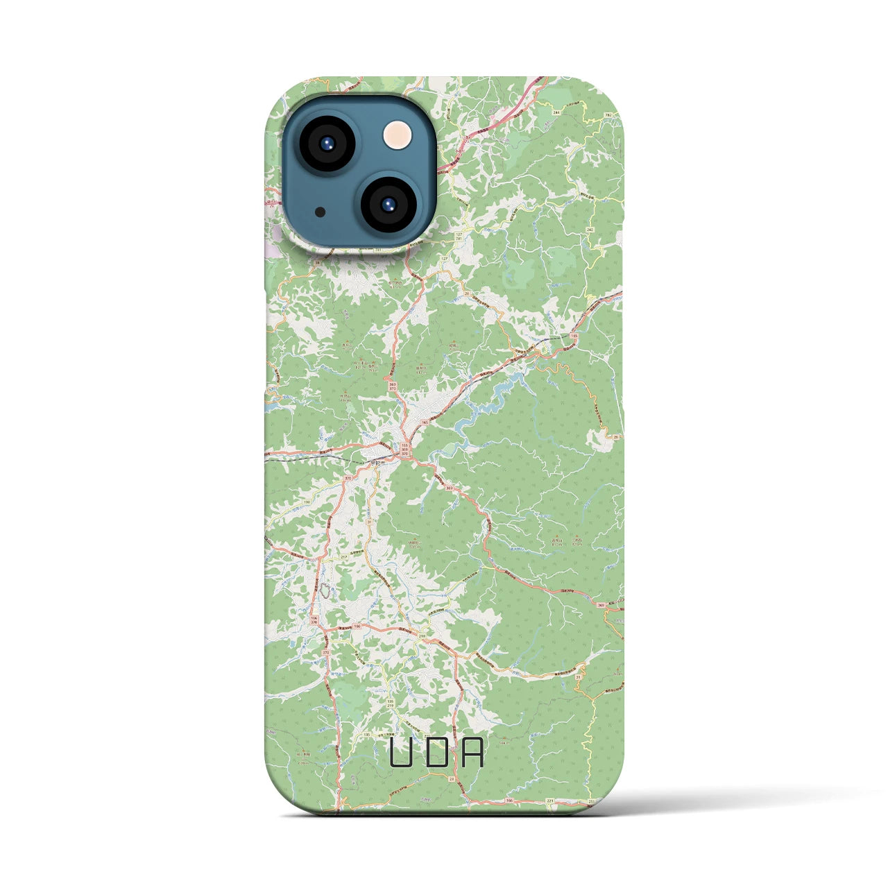 【宇陀(奈良県)】地図柄iPhoneケース(バックカバータイプ)