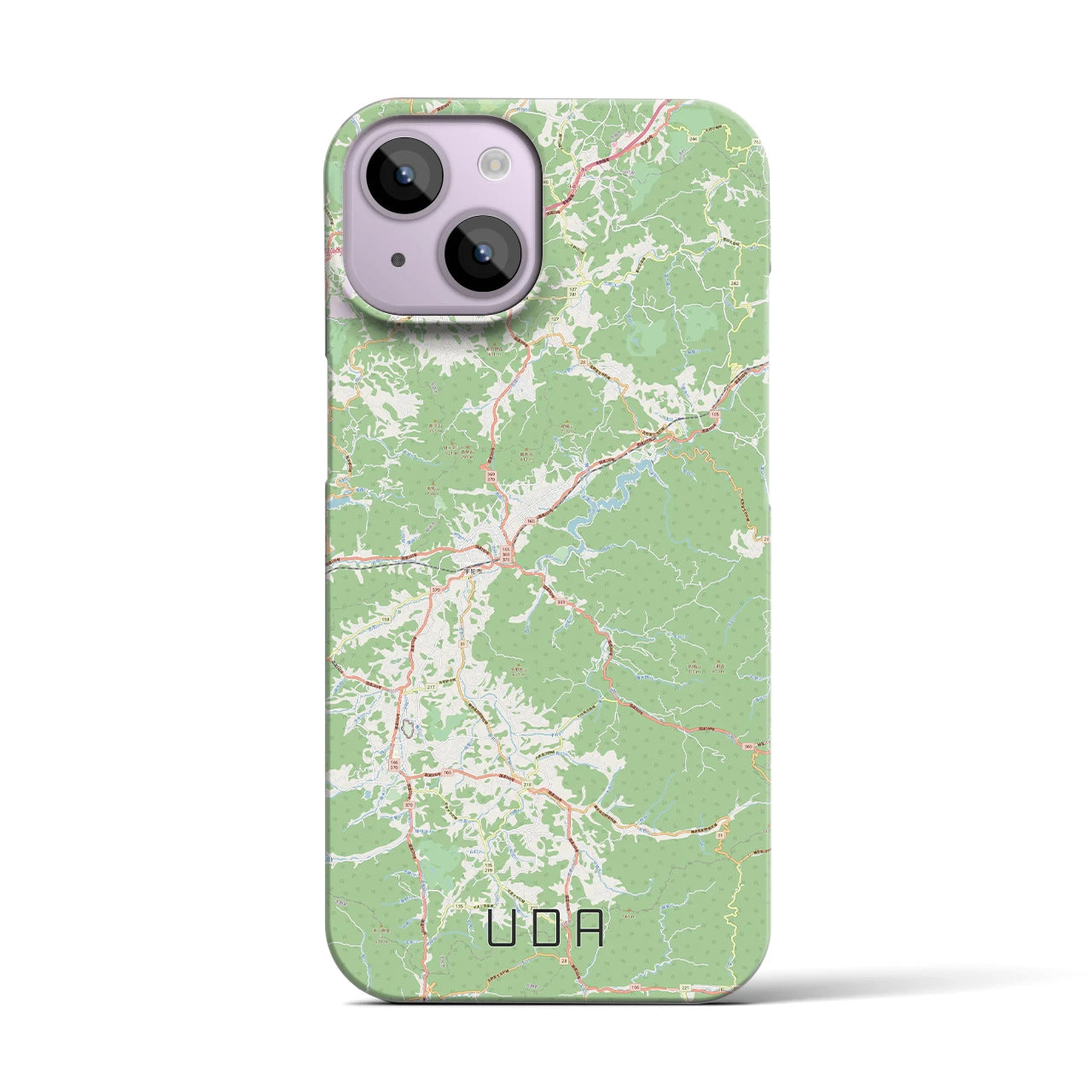 【宇陀(奈良県)】地図柄iPhoneケース(バックカバータイプ)