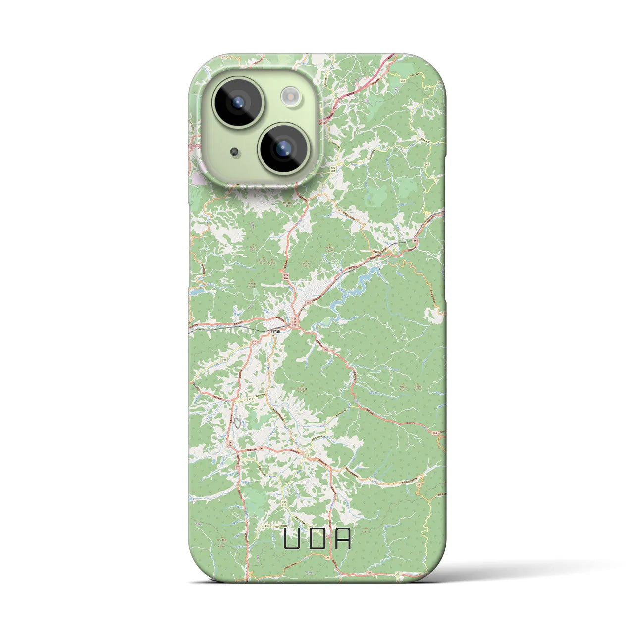 【宇陀(奈良県)】地図柄iPhoneケース(バックカバータイプ)