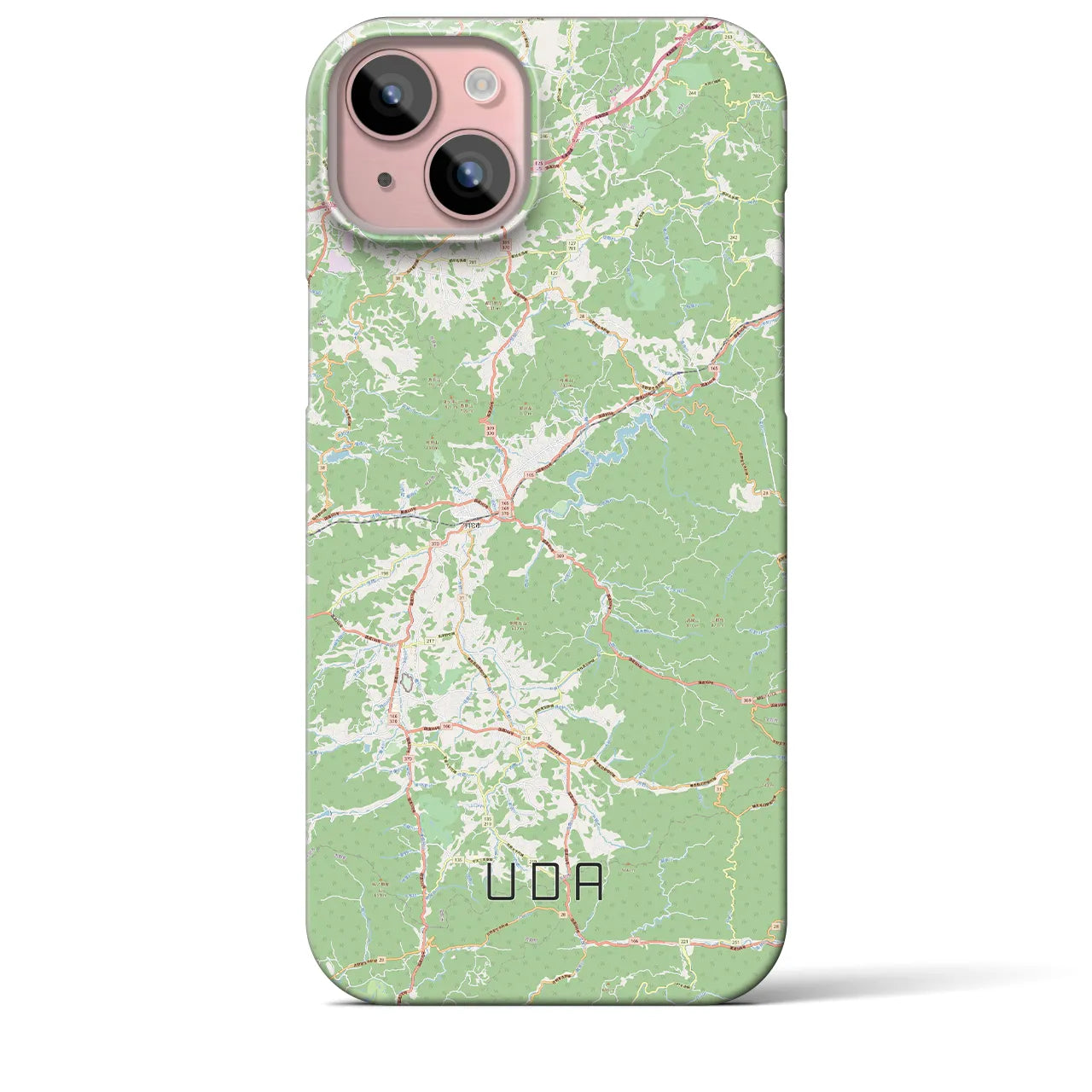 【宇陀(奈良県)】地図柄iPhoneケース(バックカバータイプ)