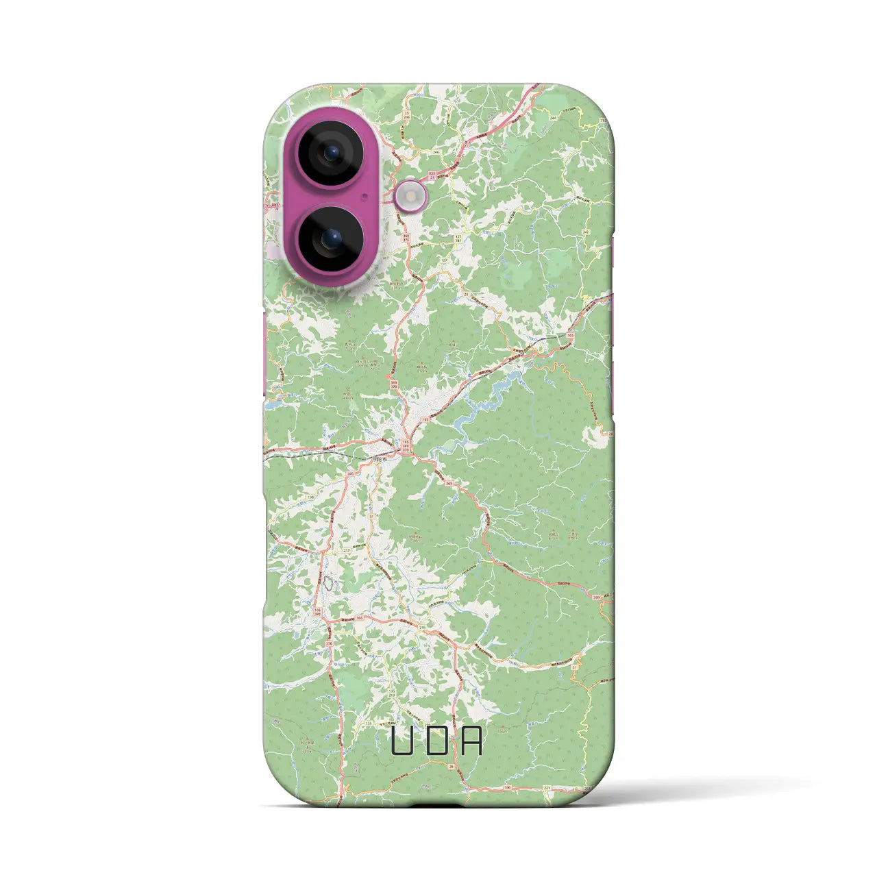 【宇陀(奈良県)】地図柄iPhoneケース(バックカバータイプ)