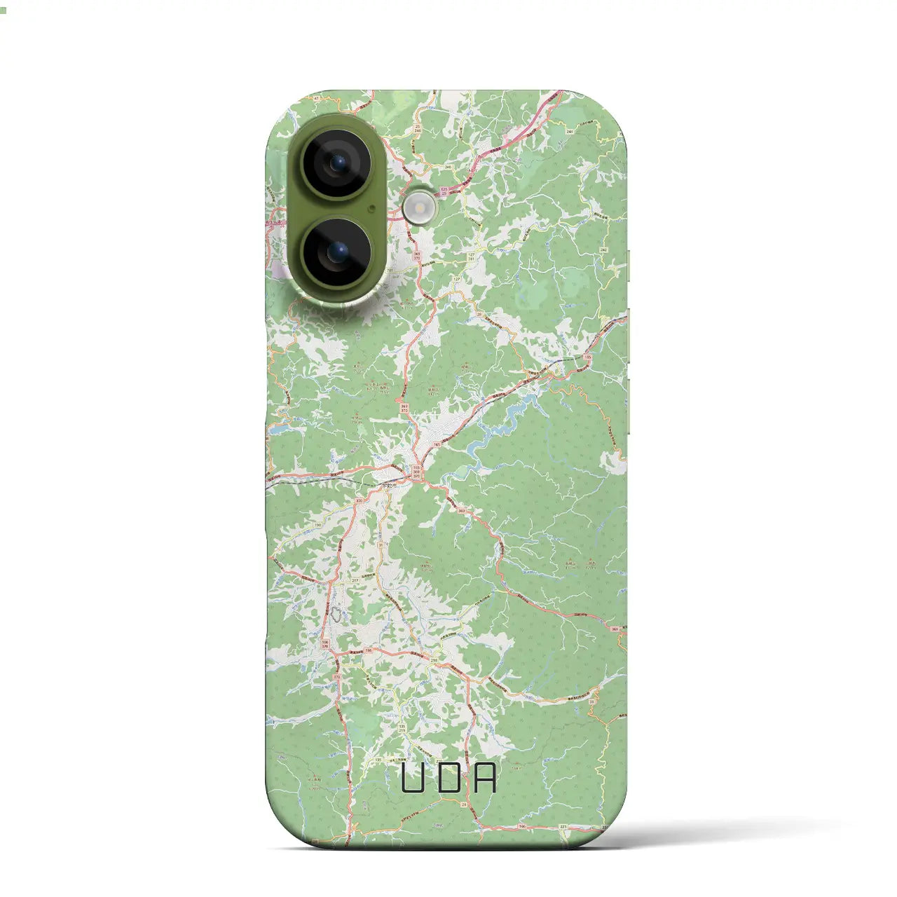 【宇陀(奈良県)】地図柄iPhoneケース(バックカバータイプ)