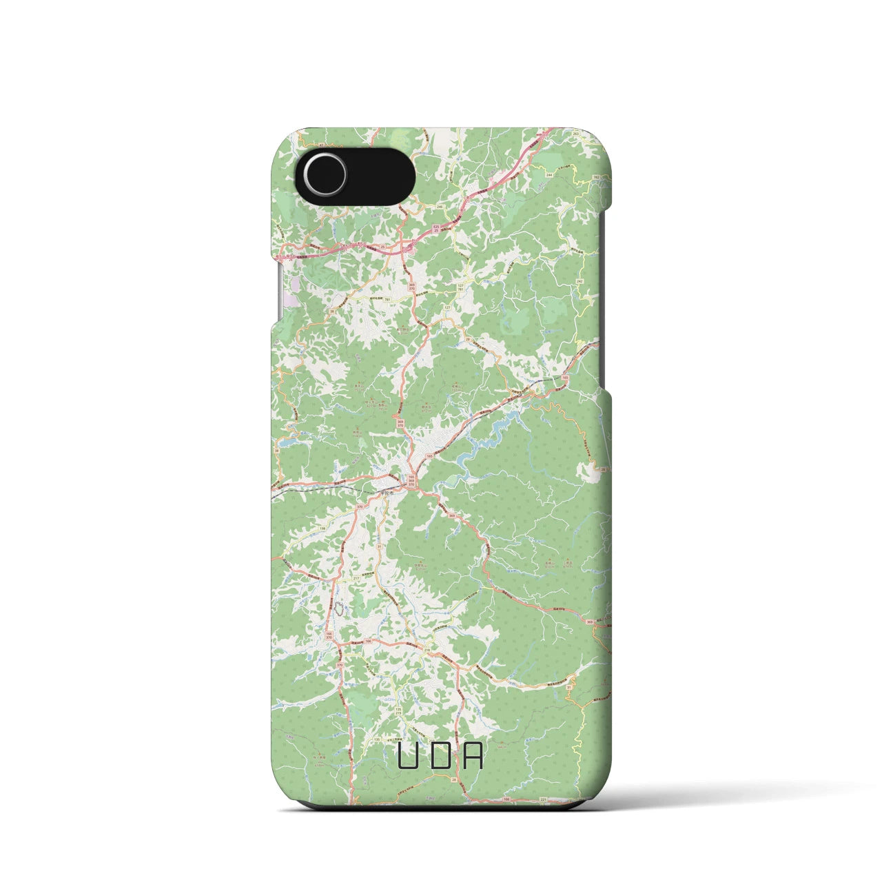 【宇陀(奈良県)】地図柄iPhoneケース(バックカバータイプ)