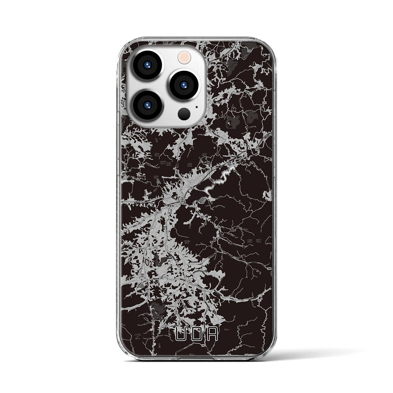 【宇陀(奈良県)】地図柄iPhoneケース(クリアタイプ)