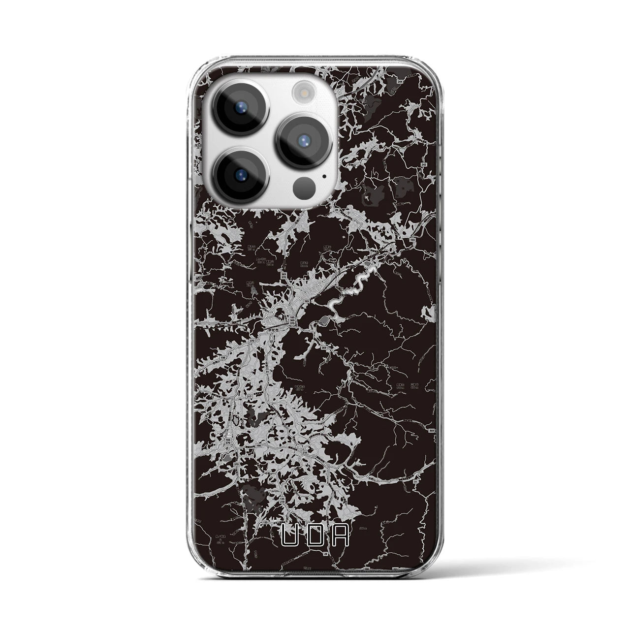 【宇陀(奈良県)】地図柄iPhoneケース(クリアタイプ)