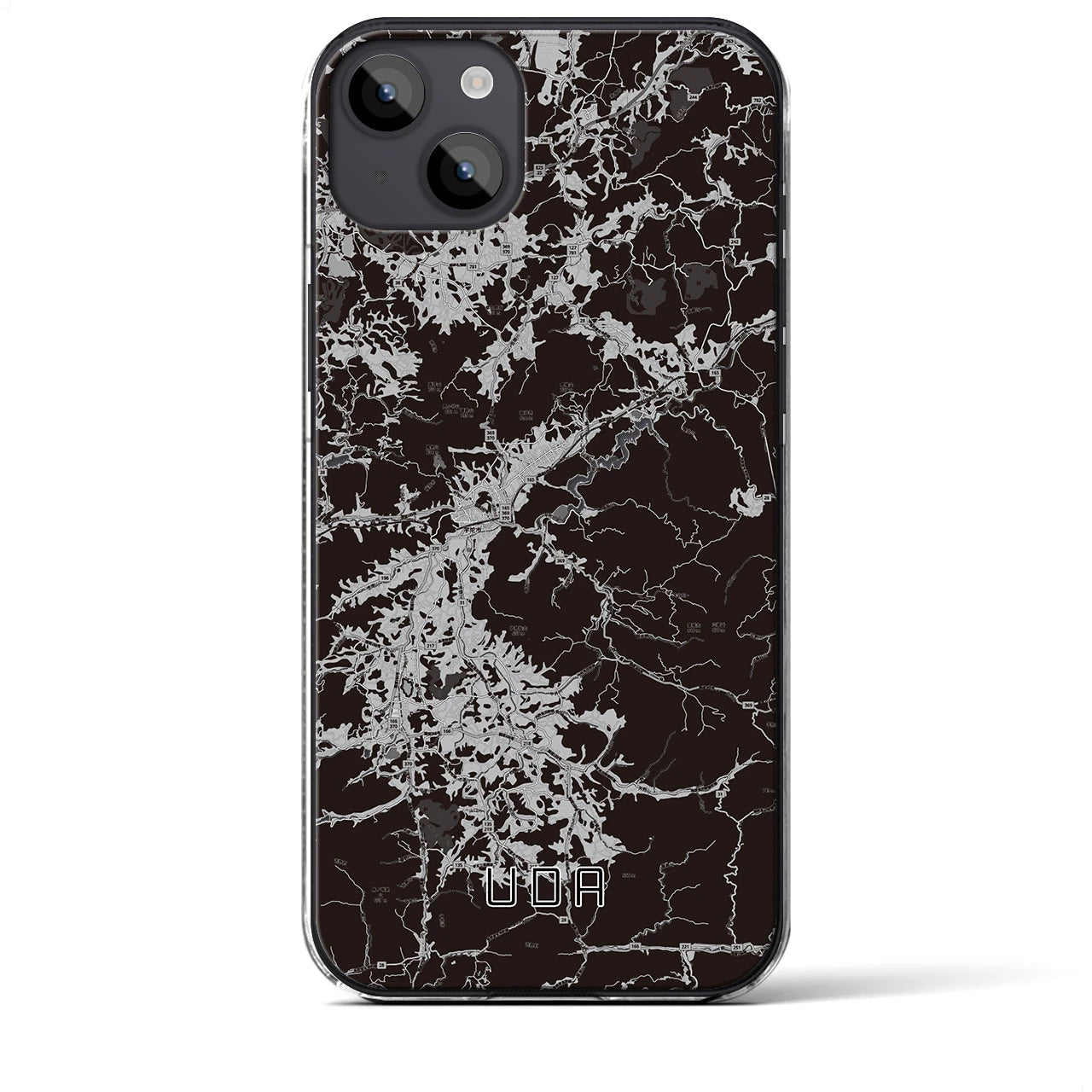 【宇陀(奈良県)】地図柄iPhoneケース(クリアタイプ)