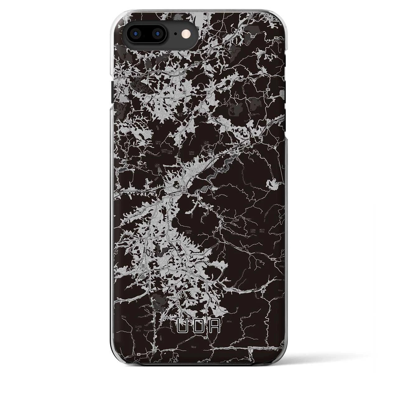 【宇陀(奈良県)】地図柄iPhoneケース(クリアタイプ)