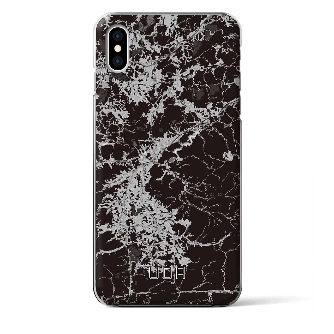 【宇陀(奈良県)】地図柄iPhoneケース(クリアタイプ)