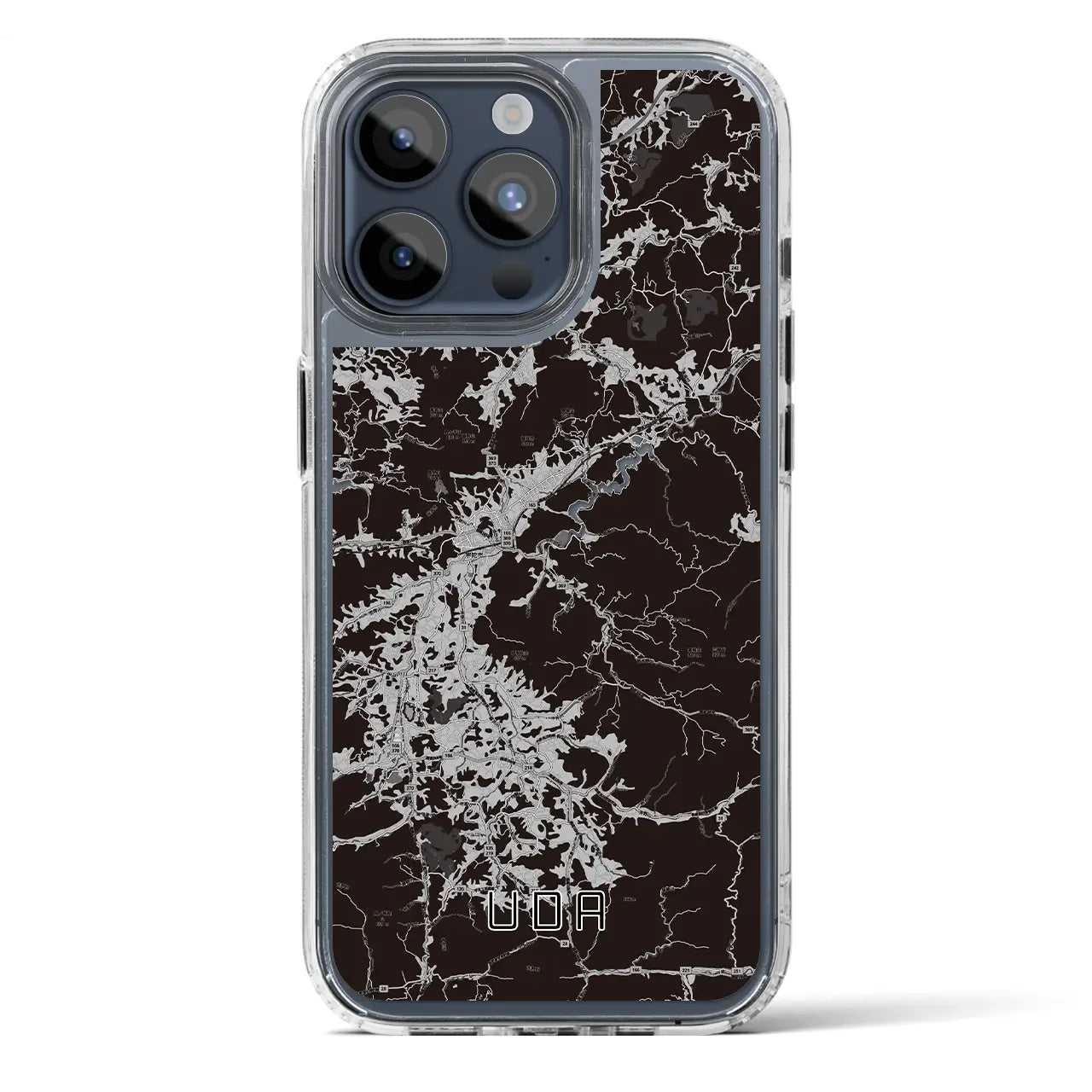 【宇陀(奈良県)】地図柄iPhoneケース(MagSafeタイプ)