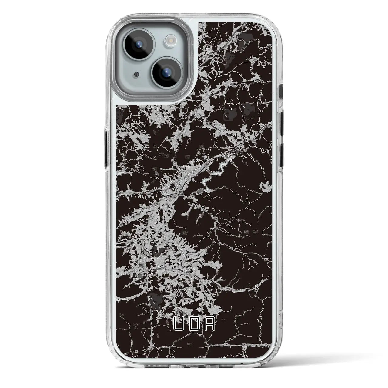 【宇陀(奈良県)】地図柄iPhoneケース(MagSafeタイプ)