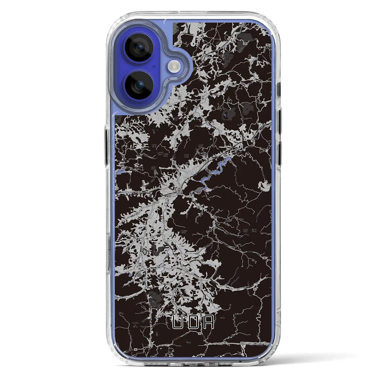 【宇陀(奈良県)】地図柄iPhoneケース(MagSafeタイプ)