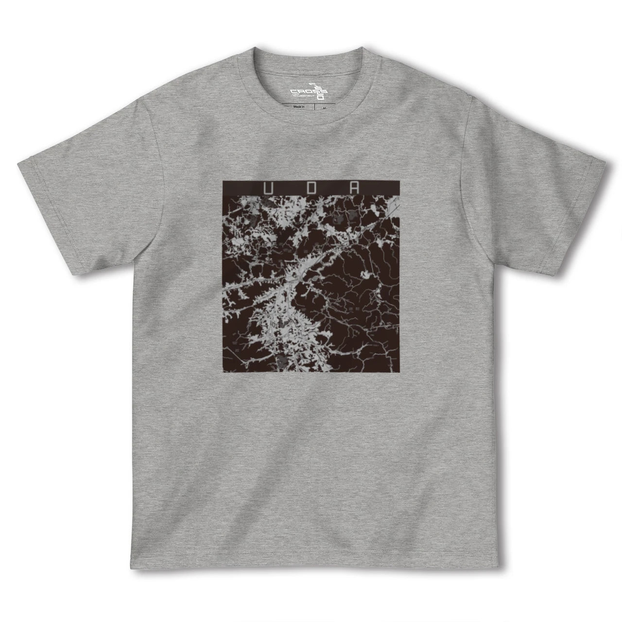 【宇陀(奈良県)】地図柄ヘビーウェイトTシャツ