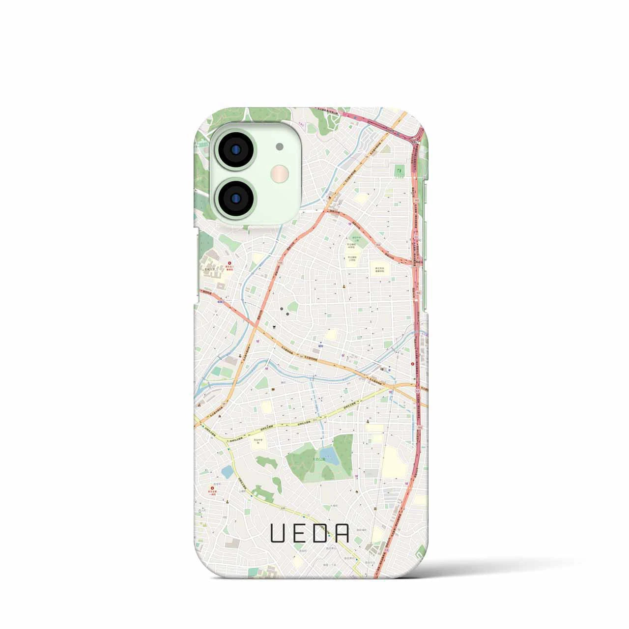 【植田(愛知県)】地図柄iPhoneケース(バックカバータイプ)