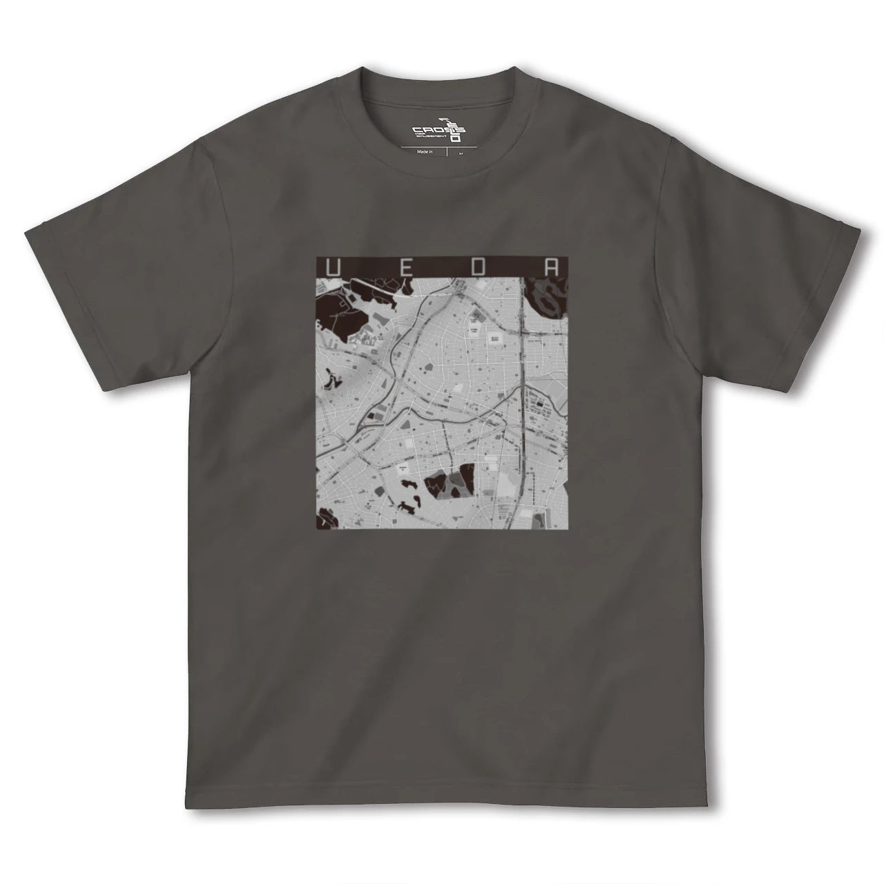 【植田(愛知県)】地図柄ヘビーウェイトTシャツ