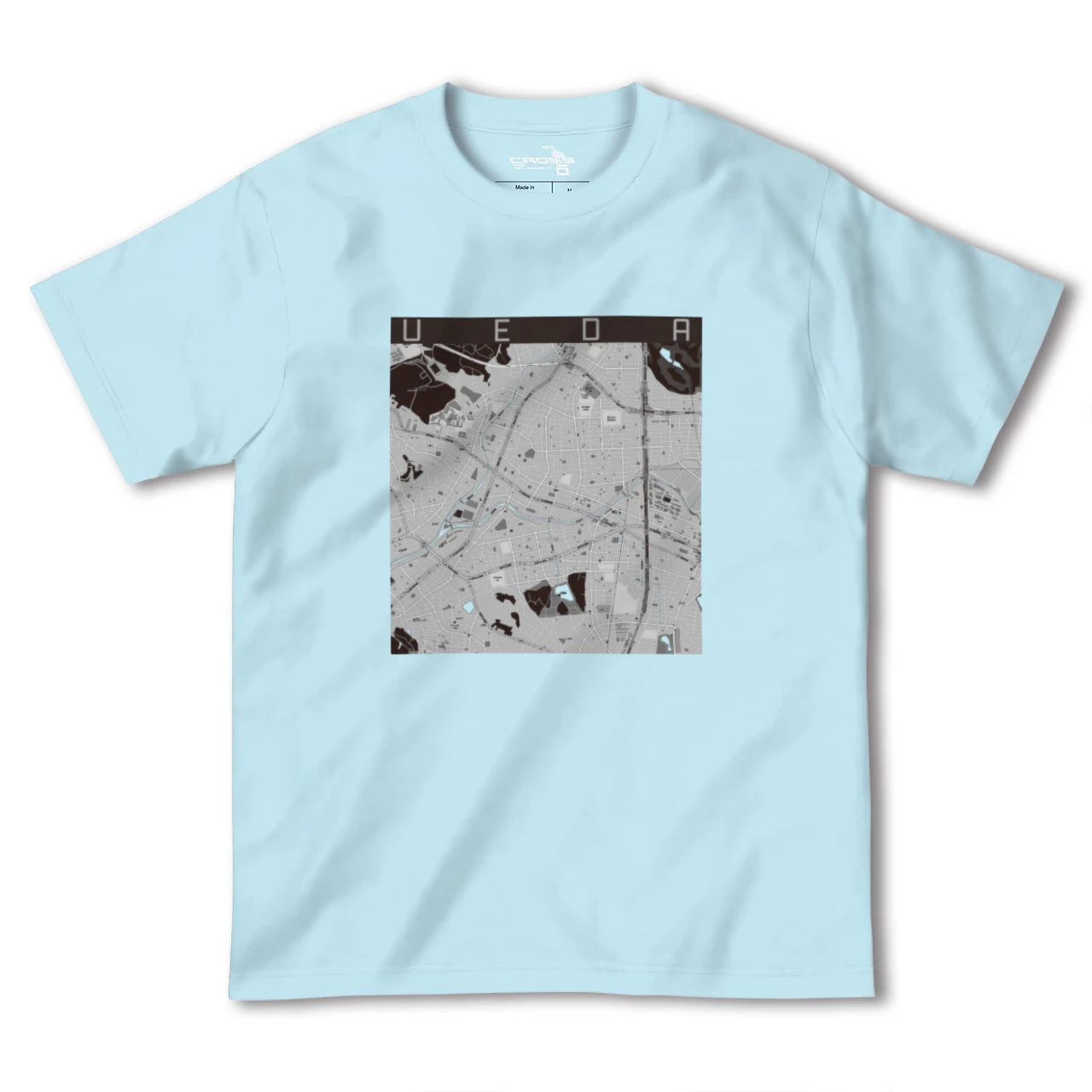 【植田(愛知県)】地図柄ヘビーウェイトTシャツ