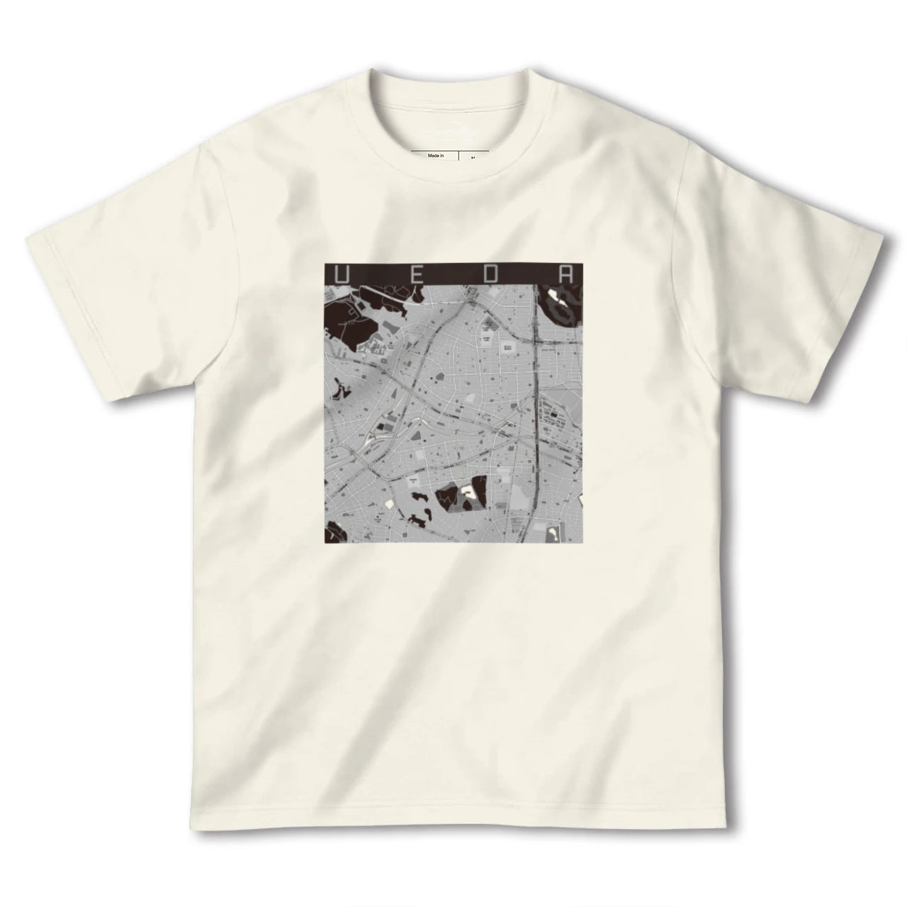 【植田(愛知県)】地図柄ヘビーウェイトTシャツ