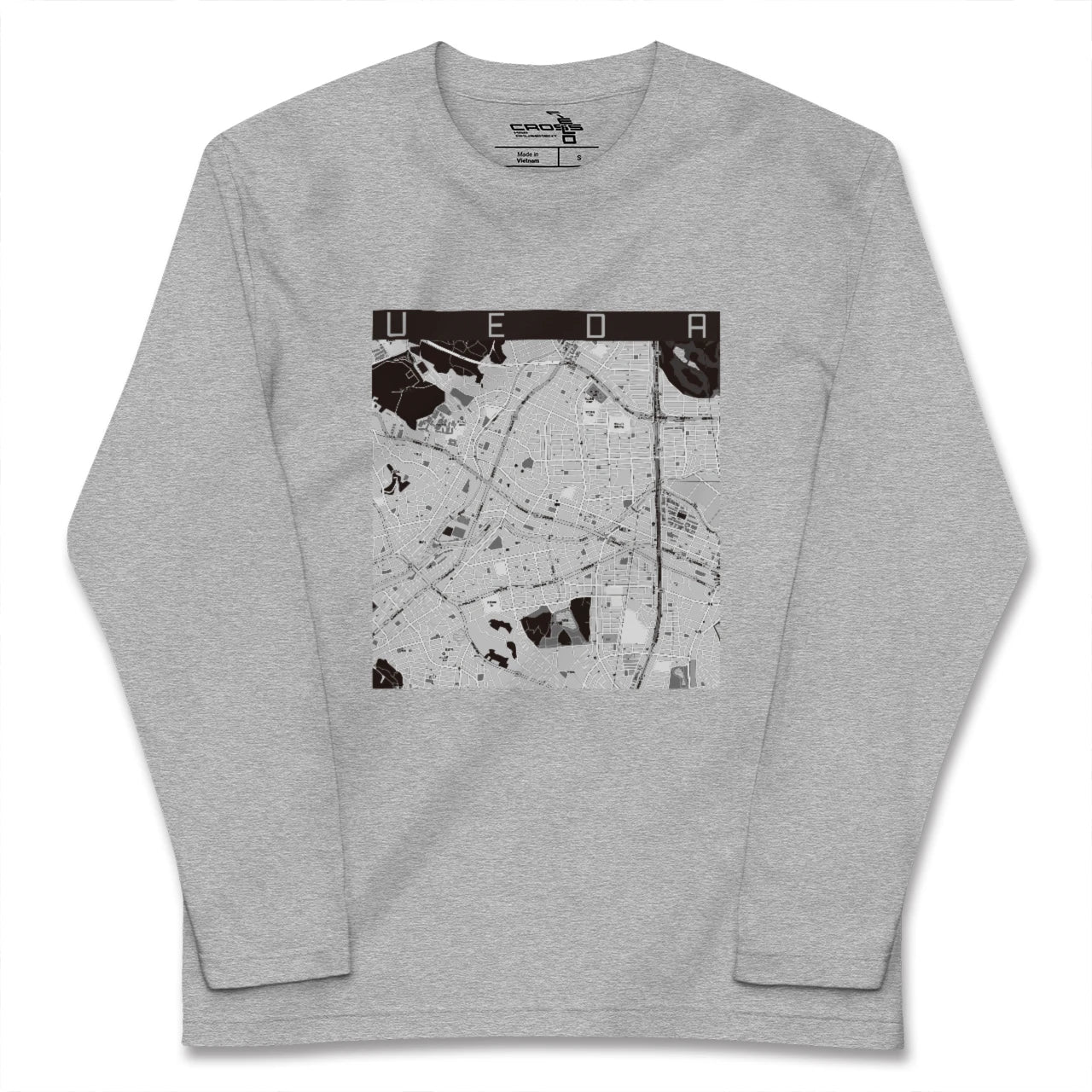 【植田(愛知県)】地図柄ロングスリーブTシャツ