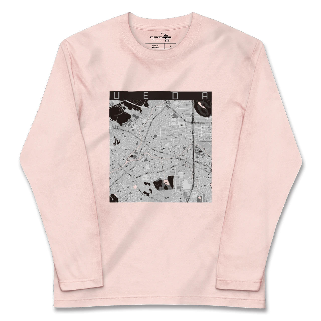 【植田(愛知県)】地図柄ロングスリーブTシャツ