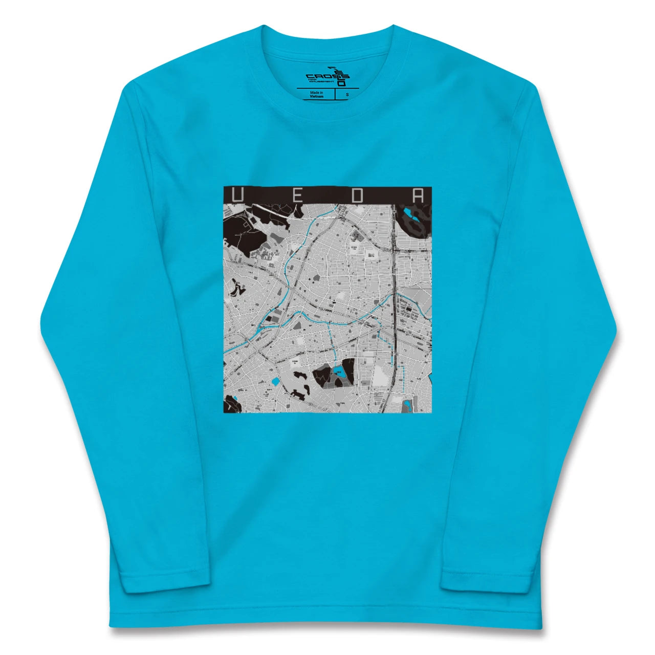 【植田(愛知県)】地図柄ロングスリーブTシャツ