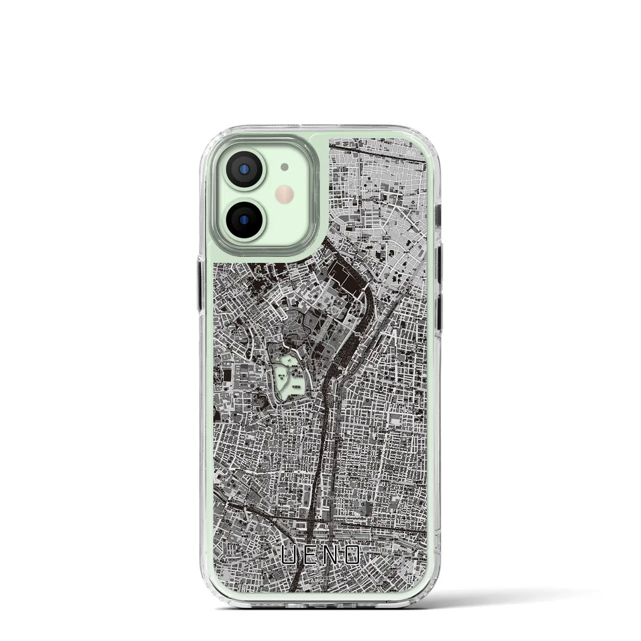 【上野(東京都)】地図柄iPhoneケース(MagSafeタイプ)