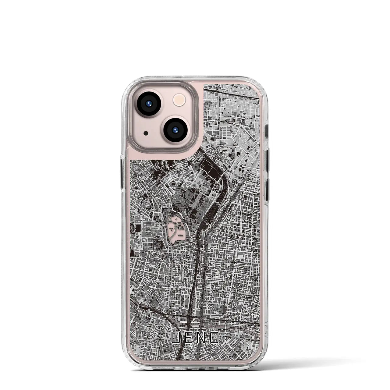 【上野(東京都)】地図柄iPhoneケース(MagSafeタイプ)