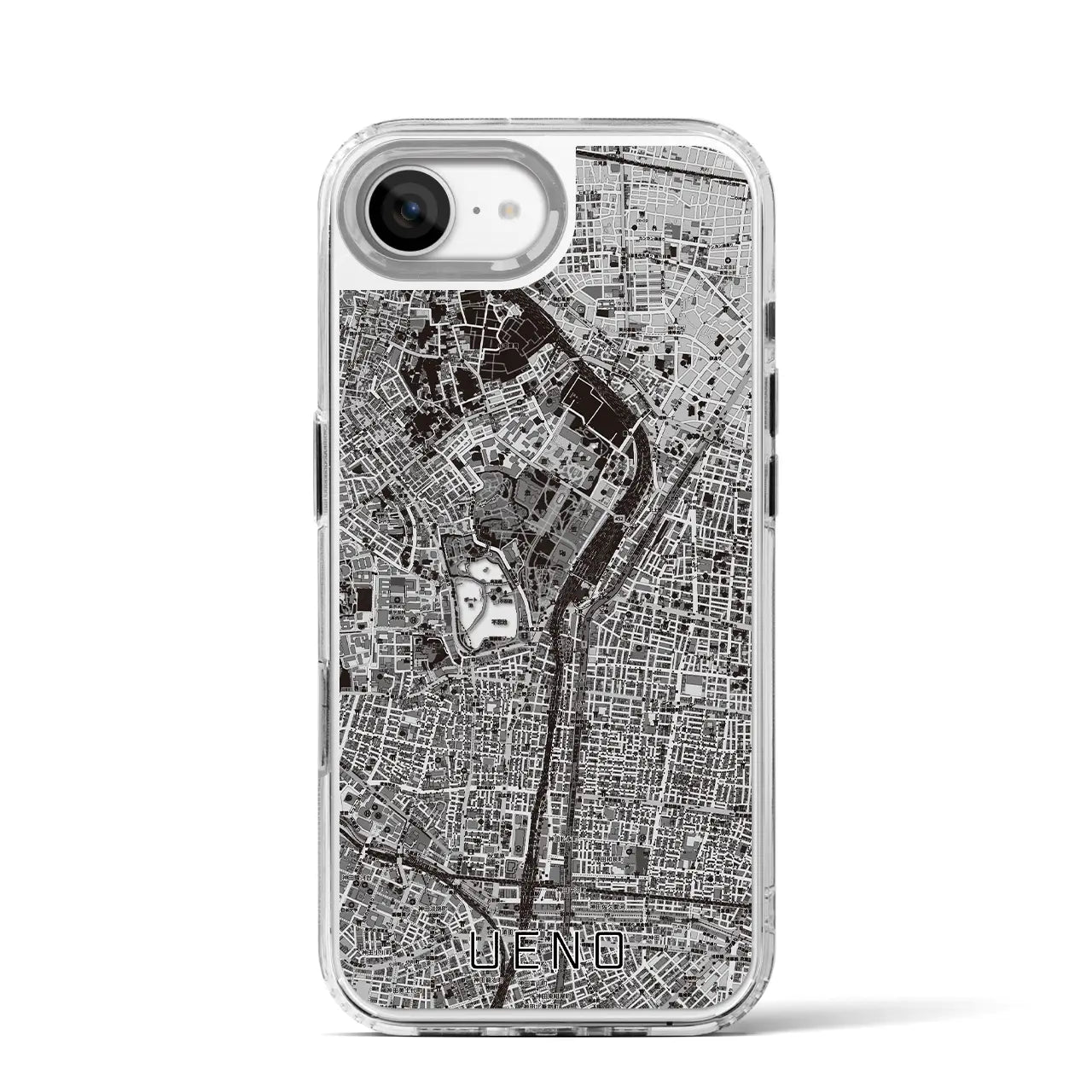 【上野(東京都)】地図柄iPhoneケース(MagSafeタイプ)