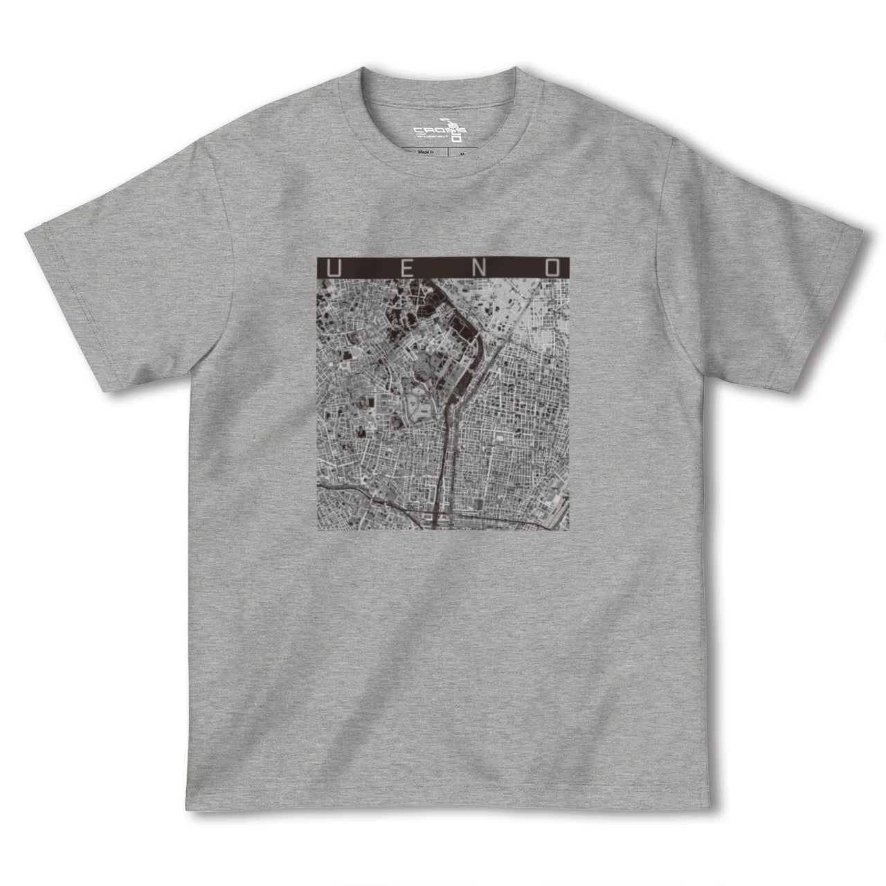 【上野(東京都)】地図柄ヘビーウェイトTシャツ